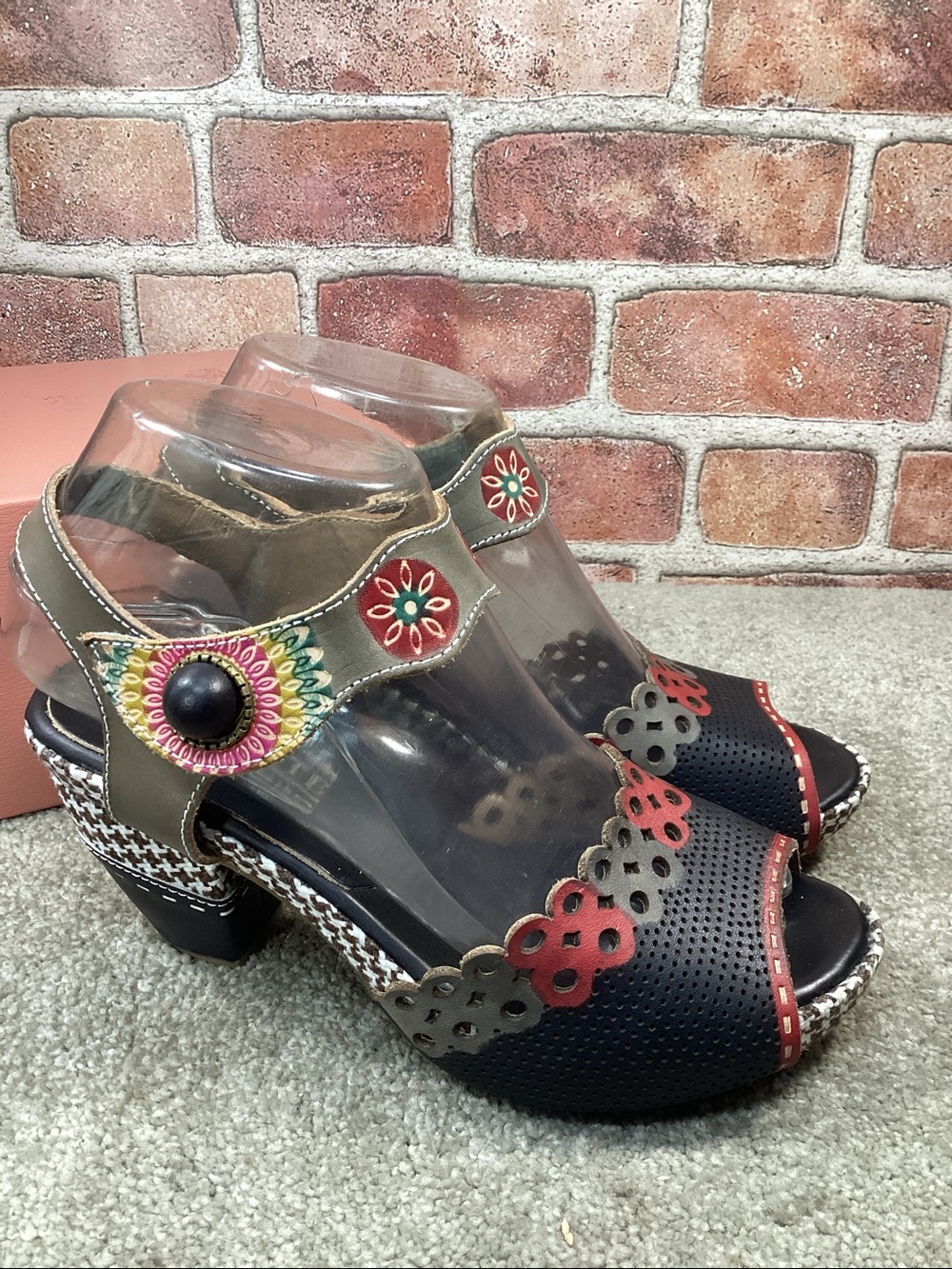L’Artiste by Spring Step Jive Womens heeled Sandals size 37 eu size 6.5-7 US - Picture 3 of 7